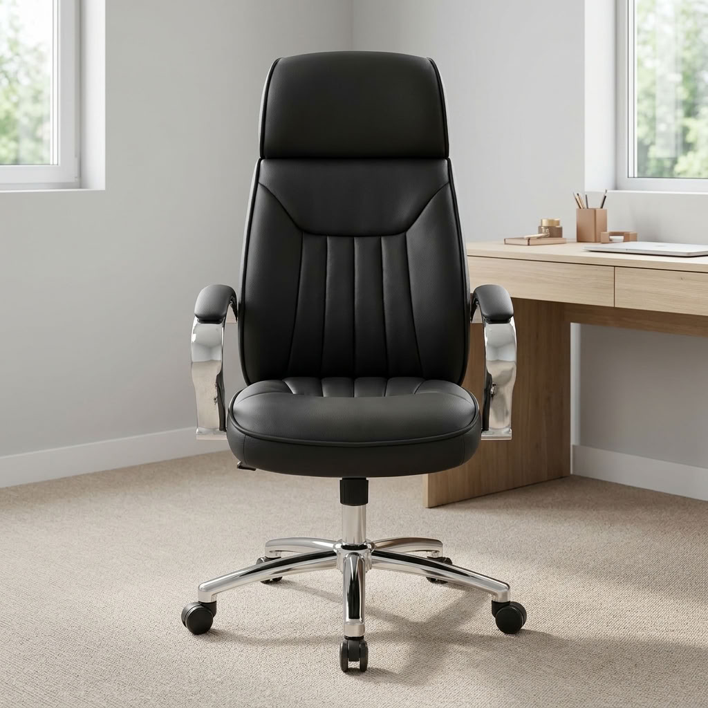 Office Chair Executive Leather High Back Chair - Image 1